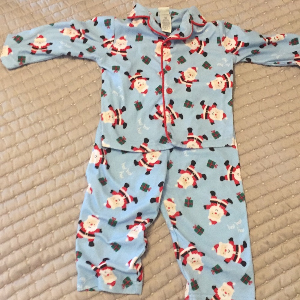 Baby blue Xmas PJs